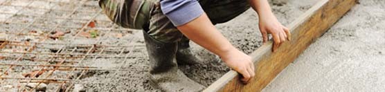 Concrete slab foundation for homes