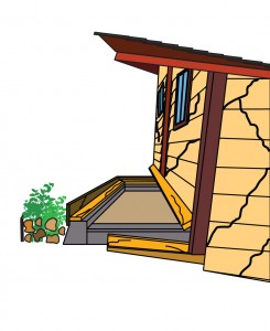 foundation-bolting House bolting helps prevent slippage during an earthquake.