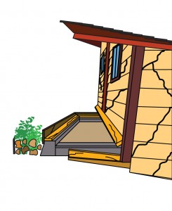 House bolting helps prevent slippage during an earthquake.