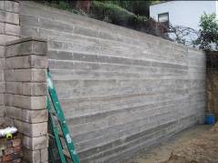 retaining-wall-installation hillside stabilization