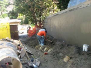 retaining walls construction