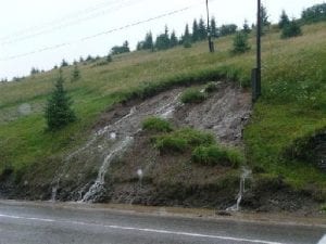 hillside drainage