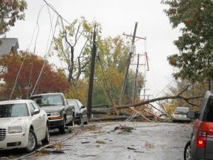 downed power line